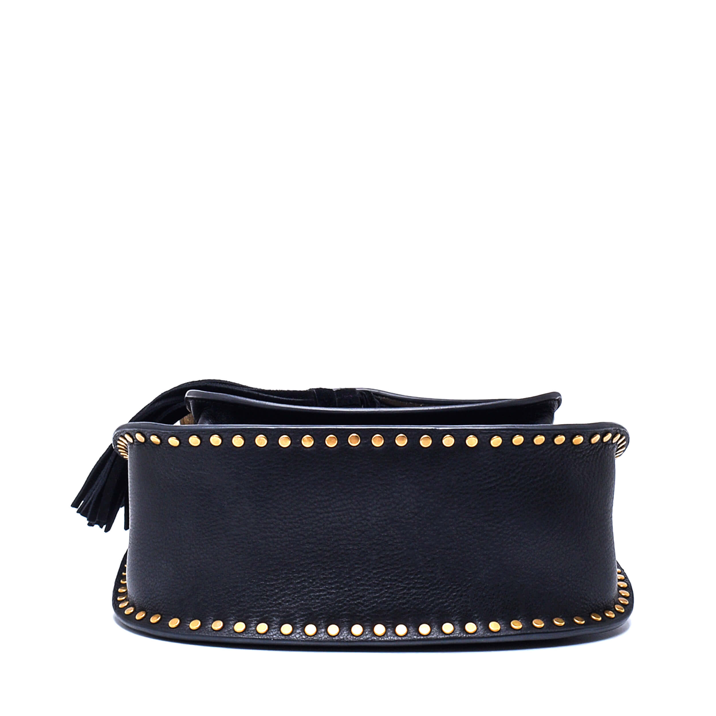 Chloe - Black Leather Hudson Medium Shoulder Bag